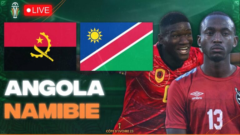 🔴 En direct – Angola vs Namibie : huitième de finale CAN 2023