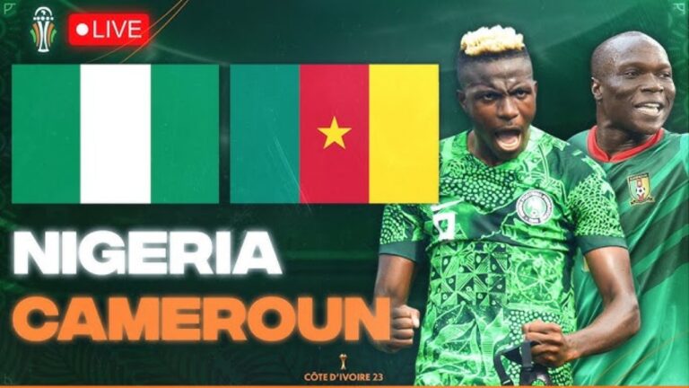 🔴 Cameroun – Nigeria en direct sur Teledakar : huitième de finale de la CAN 2023