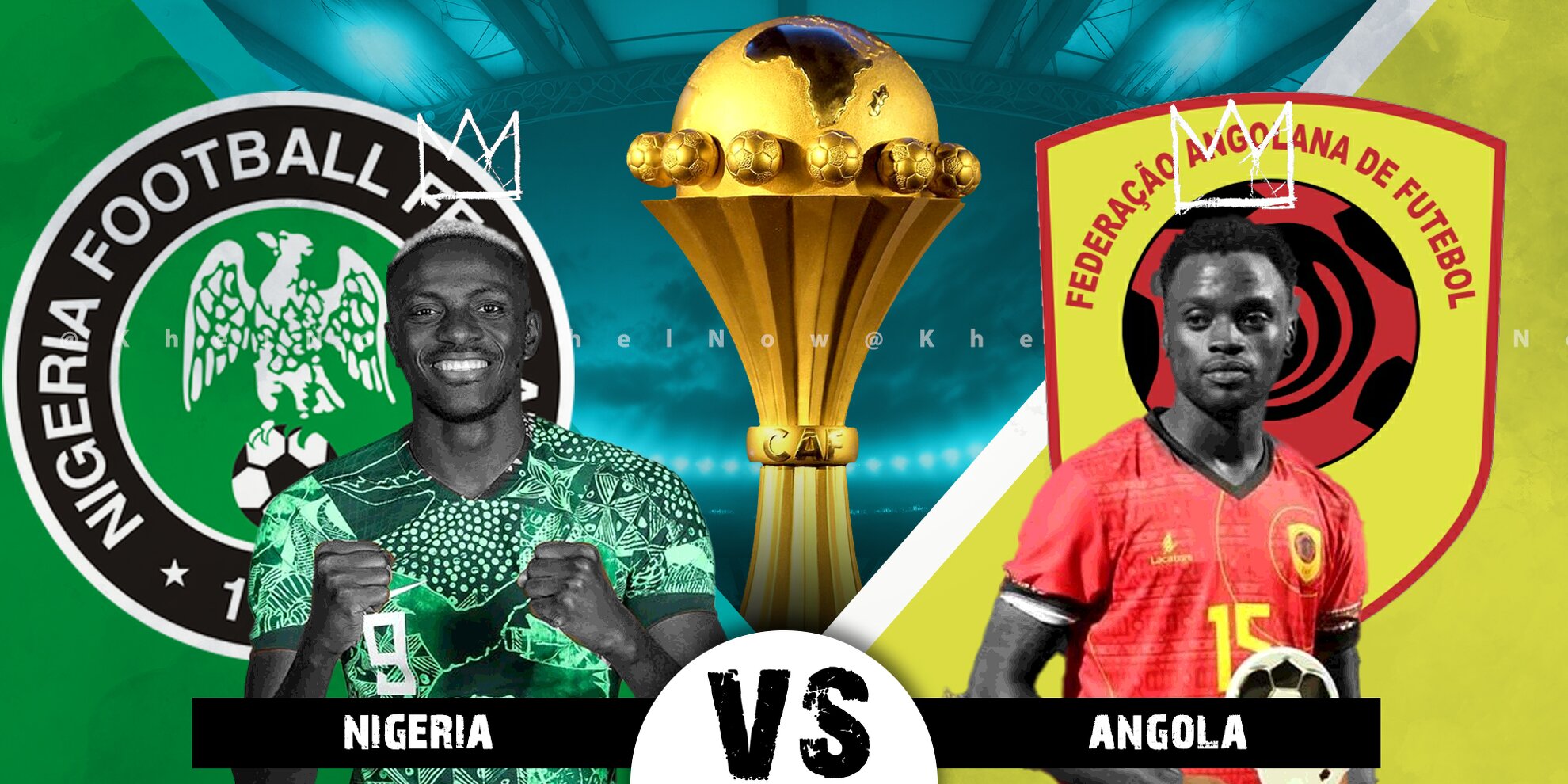 En direct Nigeria vs Angola quart de finale de la CAN 2023 Teledakar